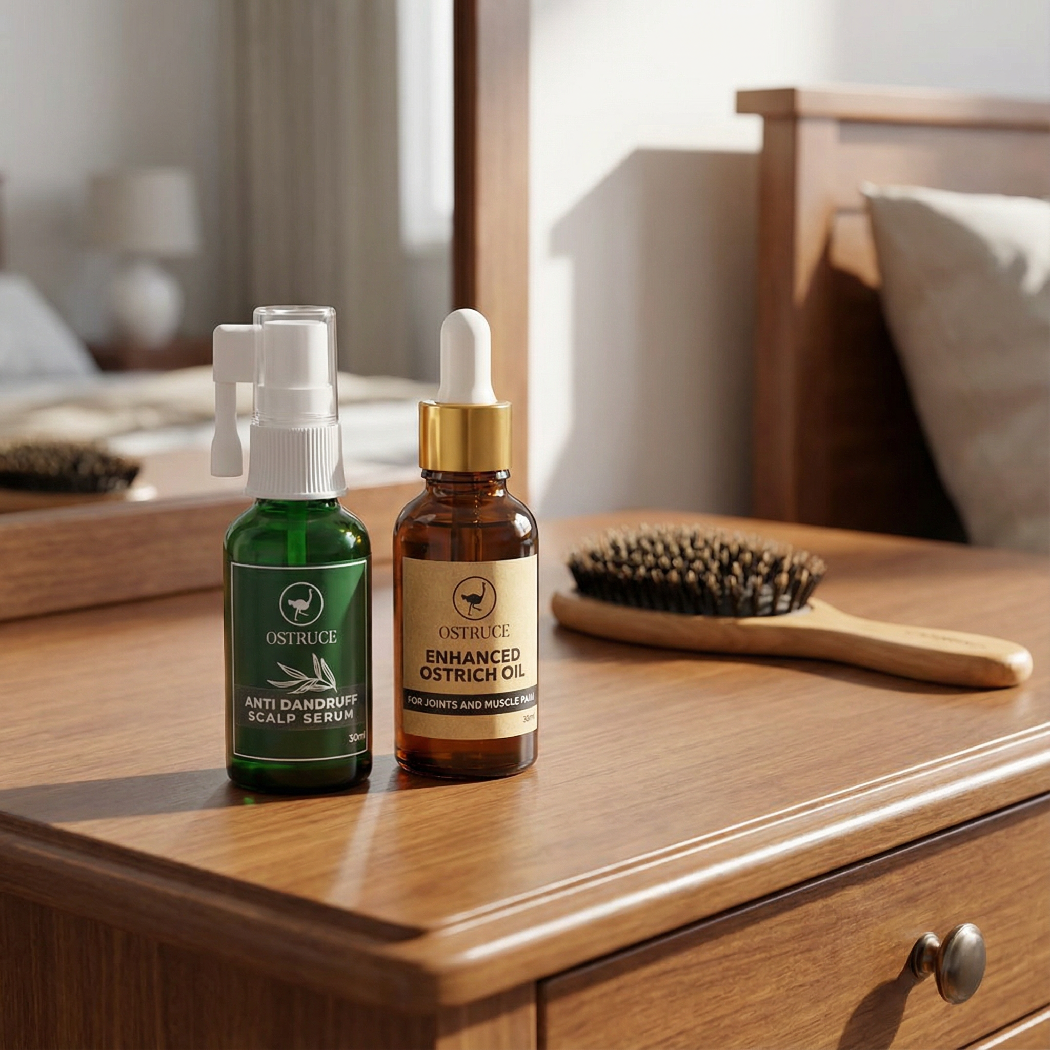 Enhanced Ostrich Oil 30 ml + Anti-Dandruff Scalp Serum