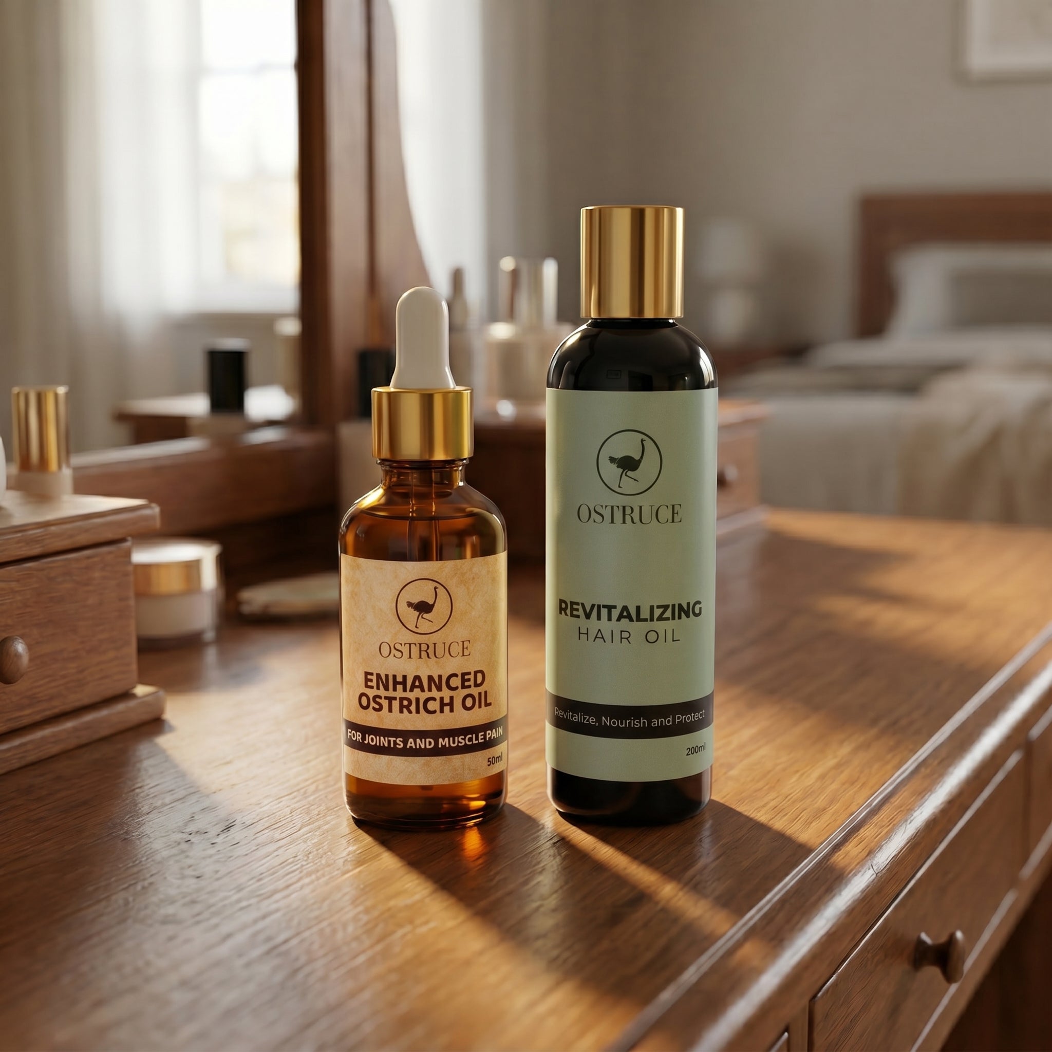 Enhanced Ostrich Oil 30 ml + Revitalizing Hair Oil